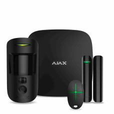  Комплект сигналізації Ajax StarterKit Cam чорний